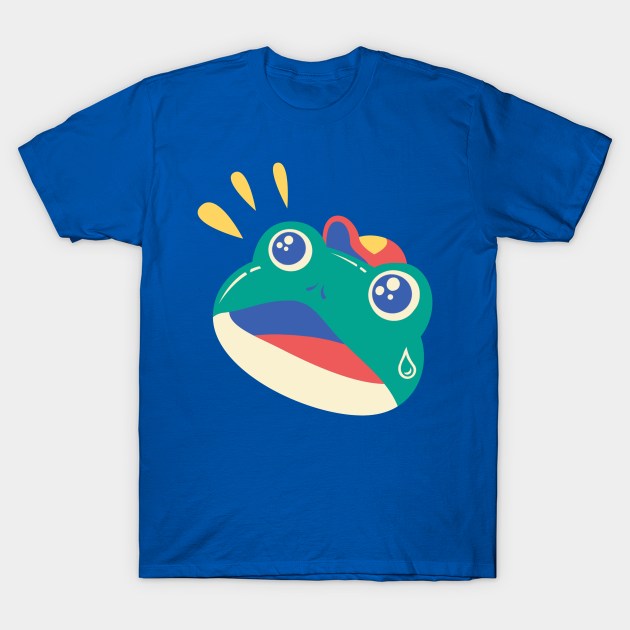 Slipping Toad Head T-Shirt by Minilla